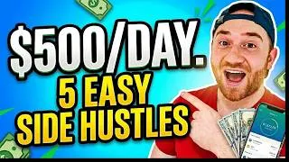 Thumbnail: ✅ 5 Side Hustle Ideas That ACTUALLY Work (2026) 💰 Make $500/Day Extra Money/Work From Home Jobs