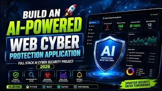Thumbnail: 🚀 Build an AI-Powered Web Cyber Protection Application | Full Stack AI Cyber Security Project (2026)