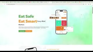 Thumbnail: App Landing Page Design | App UI UX Website | Startup Website | Food Store Review Website/app