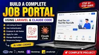 Thumbnail: Build a Complete Job Portal Website Using Laravel & Claude Code | AI Vibe Coding