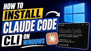 Thumbnail: How to Install Claude Code CLI on Windows 11 (Complete Setup Guide)
