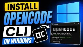 Thumbnail: How to Install OpenCode CLI on Windows 11 (Complete Setup Guide)