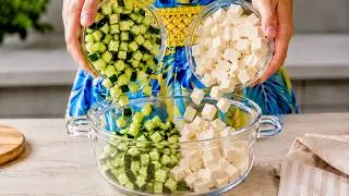 Thumbnail: 60g High-Protein Green Soup - Eat Cucumber & Tofu Like Never Before!