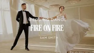 Thumbnail: Sam Smith - Fire On Fire - Wedding Dance Online | Stunning Englsih Waltz | Dance At Home | Tutorial