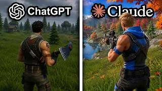 Thumbnail: ChatGPT vs Claude Opus 5.0 Make Fortnite From Scratch