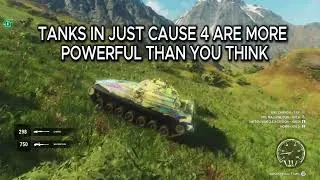 Thumbnail: Just Cause 4: Tank Powers Through a Mountain – Unstoppable Force!