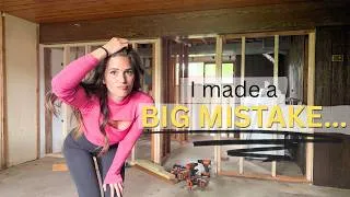Thumbnail: Framing the FlipHouse Basement... I made a BIG Mistake