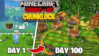 Thumbnail: I Spent 100 Days in CHUNKLOCK in Minecraft Hardcore