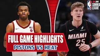 Thumbnail: Detroit Pistons vs Miami Heat HIGHLIGHTS | NBA Summer League 2026
