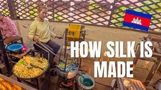 Thumbnail: How Silk Is Made in Cambodia | A Family Visit to a Traditional Silk Farm