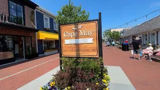 Thumbnail: " A walk along the Washington Street Mall " Cape May New Jersey