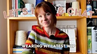Thumbnail: Trying on my latest WIP (Aros Sweater) and sharing my crochet woes...