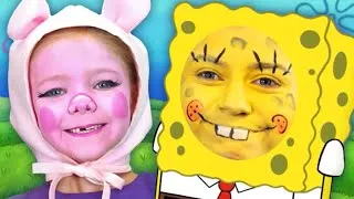 Thumbnail: Kids' TV Character Makeup Tutorials! | SpongeBob SquarePants, Peppa Pig | We Love Face Paint
