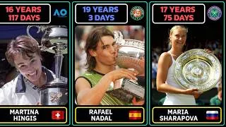 Thumbnail: Grand Slam Winners - from the Youngest to the Oldest