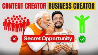 Thumbnail: Content Creator से Business Creator कैसे बने? | Creator to Business Creator | 2026 Opportunity