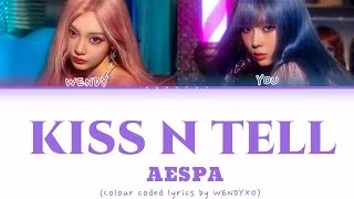 Thumbnail: KISS N TELL - AESPA | Karaoke Version |
