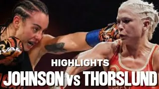 Thumbnail: Cherneka Johnson vs Dina Thorslund Fight Highlights