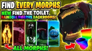 Thumbnail: Find Every Morphs in New Find The Toilet Rainbow Morphs Backrooms