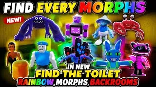 Thumbnail: Find Every Morphs in New Find The Toilet Rainbow Morphs Backrooms
