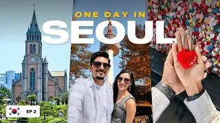 Thumbnail: We Visited Seoul's Most Iconic Landmarks! 🇰🇷 | N Seoul Tower, Love Locks & Myeongdong Cathedral