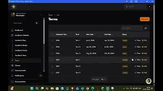 Thumbnail: How to setup and manage terms and Academic within Shule Yetu school management system