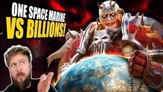 Thumbnail: Can One Space Marine Conquer An Entire Planet? | Warhammer 40K Lore