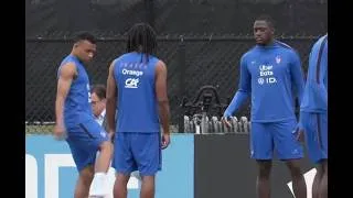 Thumbnail: Sombre Mbappe condemns Paraguay Racism - Latest training