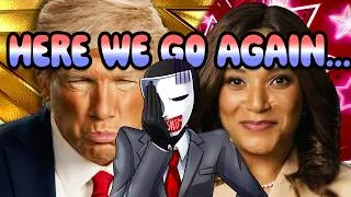 Thumbnail: Donald Trump vs Kamala Harris. Epic Rap Battles of History (LIVE REACTION)
