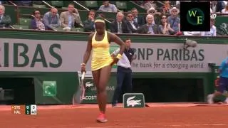Thumbnail: Simona Halep vs  Sloane Stephens 2014 Highlights