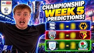 Thumbnail: Championship Gameweek 5 Predictions | First Derby of the Season?! 