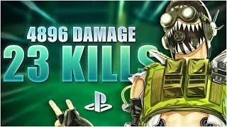 Thumbnail: Octane 23 Kills & 4896 Damage • Apex Legends | World's Edge Season17 • SoloVsTrios