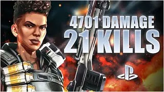 Thumbnail: Bangalore 21 Kills & 4701 Damage • Apex Legends | Storm Point Season17 • SoloVsTrios