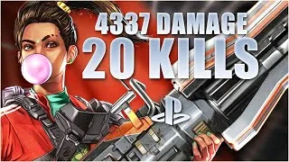 Thumbnail: Rampart 20 Kills & 4337 Damage • Apex Legends | World's Edge Season17 • SoloVsTrios