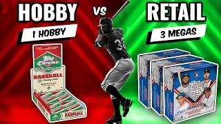 Thumbnail: TOPPS SCREWS UP HORRIBLY ON THIS BOX🚨HOBBY VS RETAIL🚨2025 CHROME PLATINUM HOBBY VS SERIES 2 MEGAS