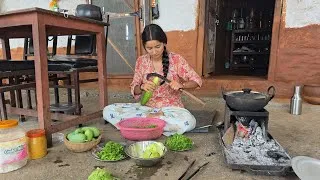Thumbnail: Authentic Nepali Village Cooking || Farm Fresh Vegetables & Traditional Recipe ||
