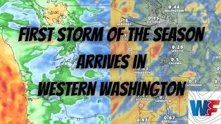 Thumbnail: First Storm of the Season Arrives in Western Washington
