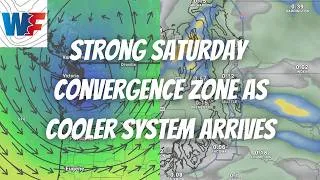 Thumbnail: Strong Saturday Convergence Zone as Cooler System Arrives