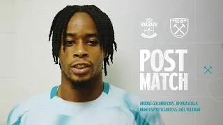 Thumbnail: Ajala, Golambeckis, Espírito Santo & Veltman | Post Match Reactions | Southampton 1-4 West Ham
