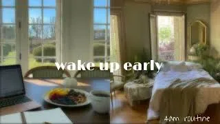Thumbnail: 🕊️ wake up early (4am routine) subliminal