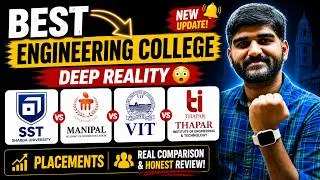 Thumbnail: 🚨 Don't Join Any Private Engineering College Before Watching This!😳| VIT vs Manipal vs Thapar vs SST