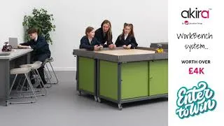 Thumbnail: Want to WIN an Akira™ benching system - worth over £4K for your D&T department?