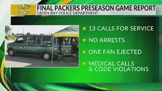 Thumbnail: Final Packers preseason game ends in no arrests and one ejection: Report