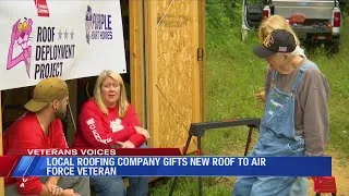 Thumbnail: Local roofing company, non-profit team up to give Virginia veteran new roof