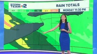 Thumbnail: Storm Team 2 night forecast with Lauren Maroney