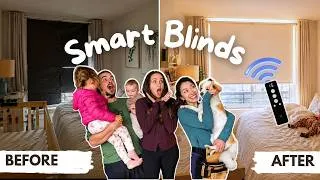 Thumbnail: Motorized Smart Blinds transformed their Bedroom!