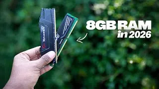 Thumbnail: Is 8GB RAM Enough in 2026? Gaming & Editing Reality Check!