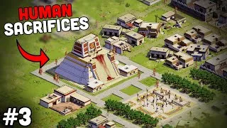 Thumbnail: Human SACRIFICES?! - Let's Play Tlatoani Aztec Cities Ep.3