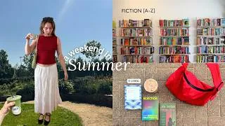 Thumbnail: a few days in summer | new books & sun filled days | vlog