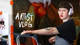 Thumbnail: Getting into a flow painting tattoos & stretch marks (+ making an art fair table)