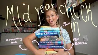 Thumbnail: Mid year check in 📖 My fav reads, least fav reads, and more!